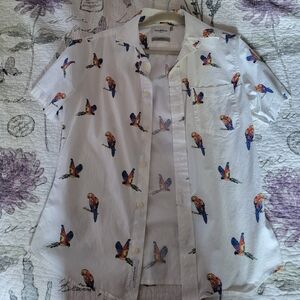 Button Up Bird Tee